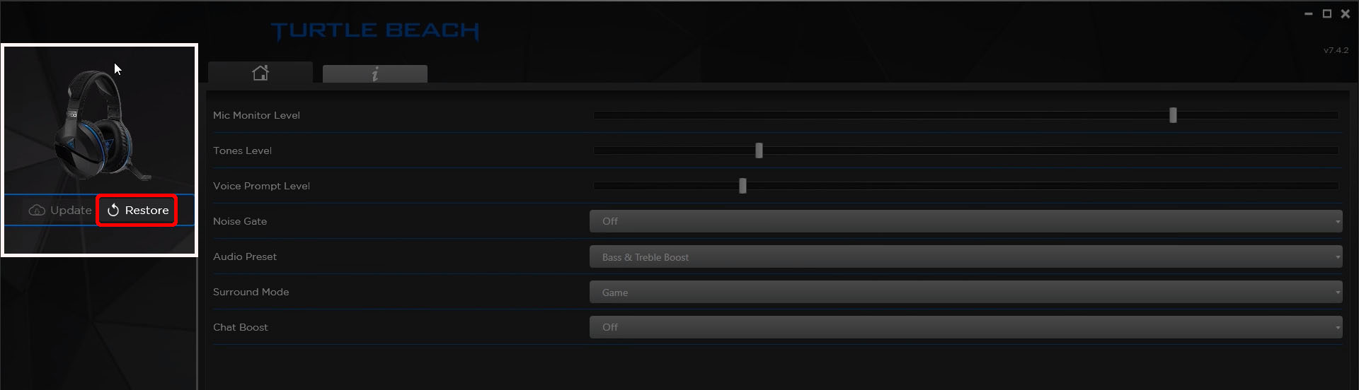 Turtle beach 800x 2025 reset