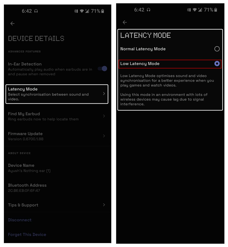 Nothing Ear (1) Earbuds One Side Not Working (Left/Right)