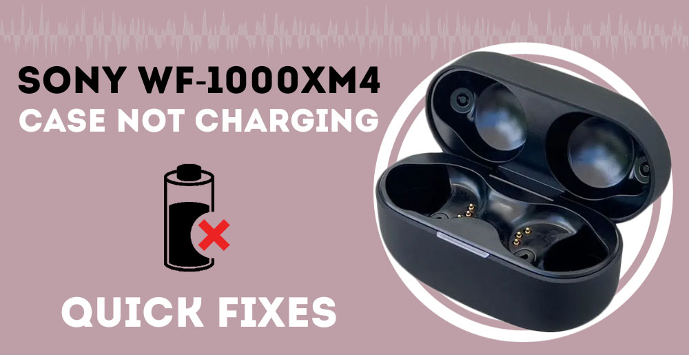 Sony WF-1000XM4 Case Not Charging (Quick Fixes) - AudioGrounds