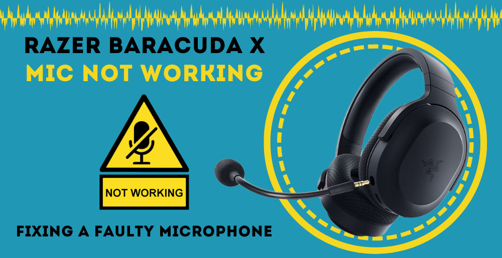 Razer barracuda x mic not working fixing a faulty microphone 